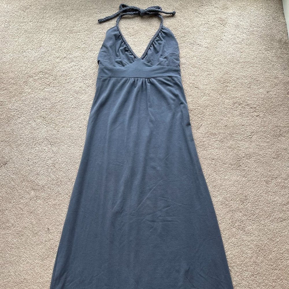 Blue grey stretchy soft Mossimo Maxi Dress Small